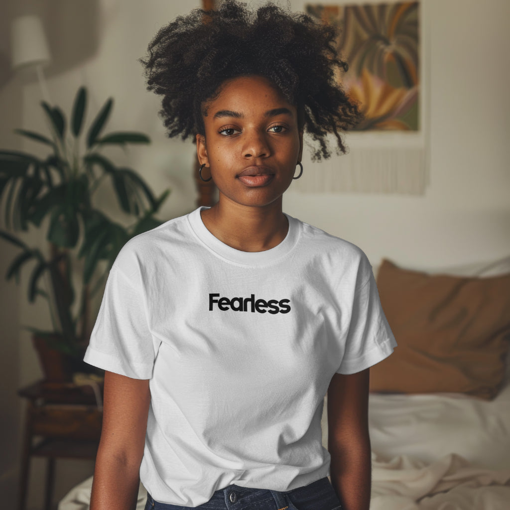 Fearless Unisex Crewneck T-Shirt White