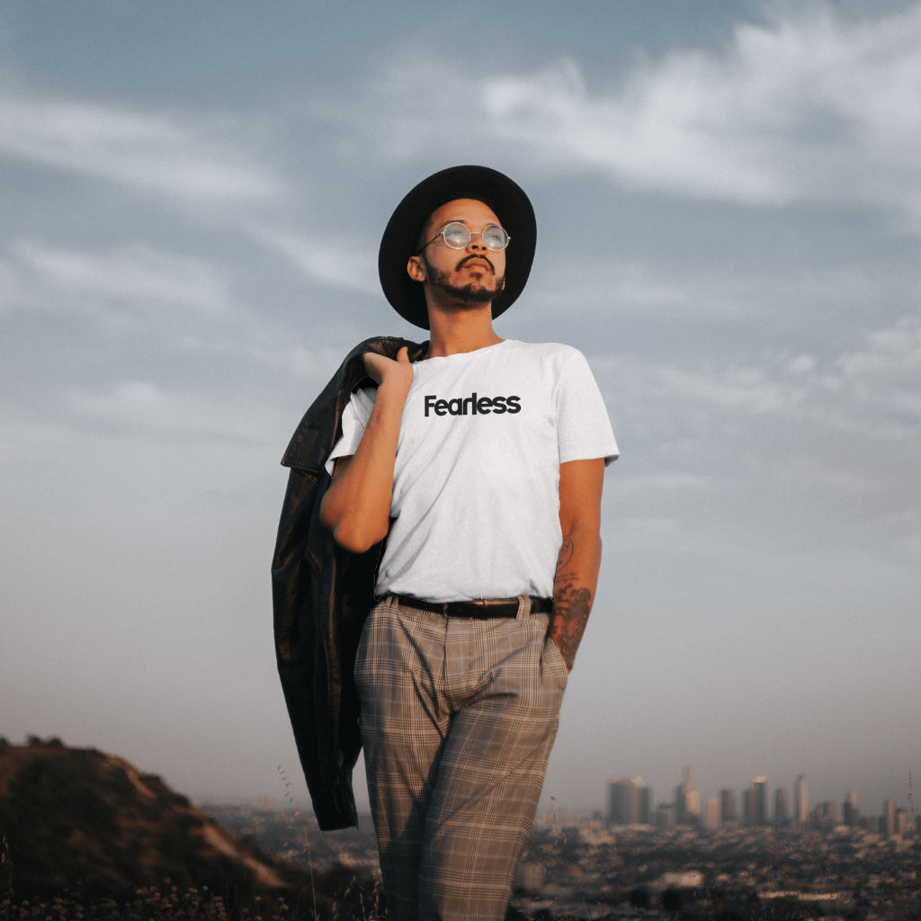 Fearless Unisex Crewneck T-Shirt White